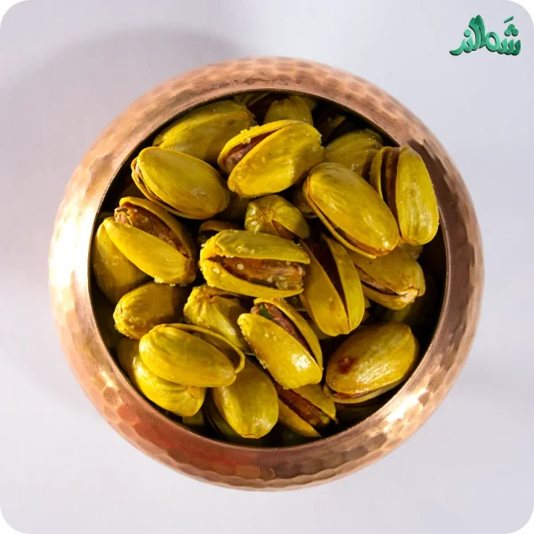 پسته شور زعفرانی اکبری (درجه یک شَمالند)