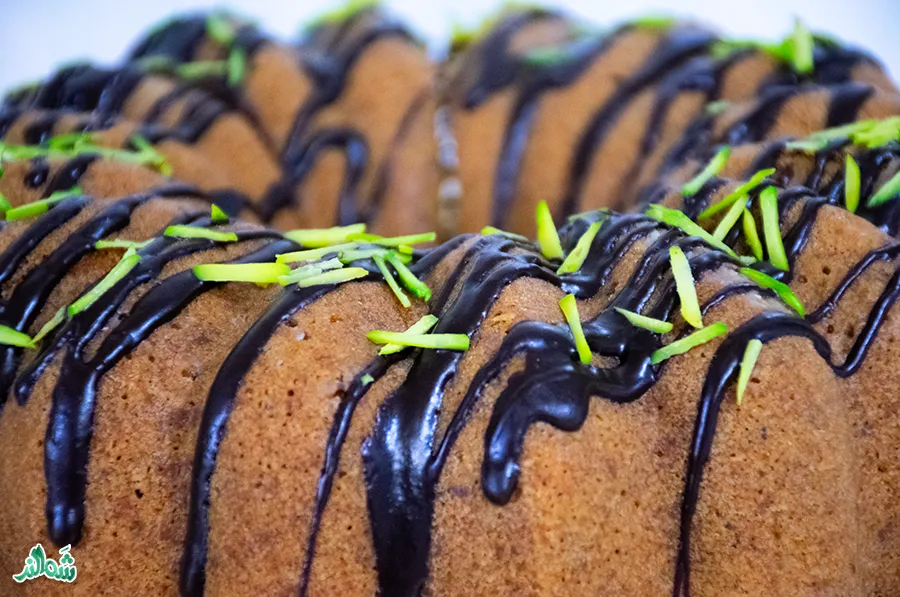 طرز تهیه کیک پسته ای