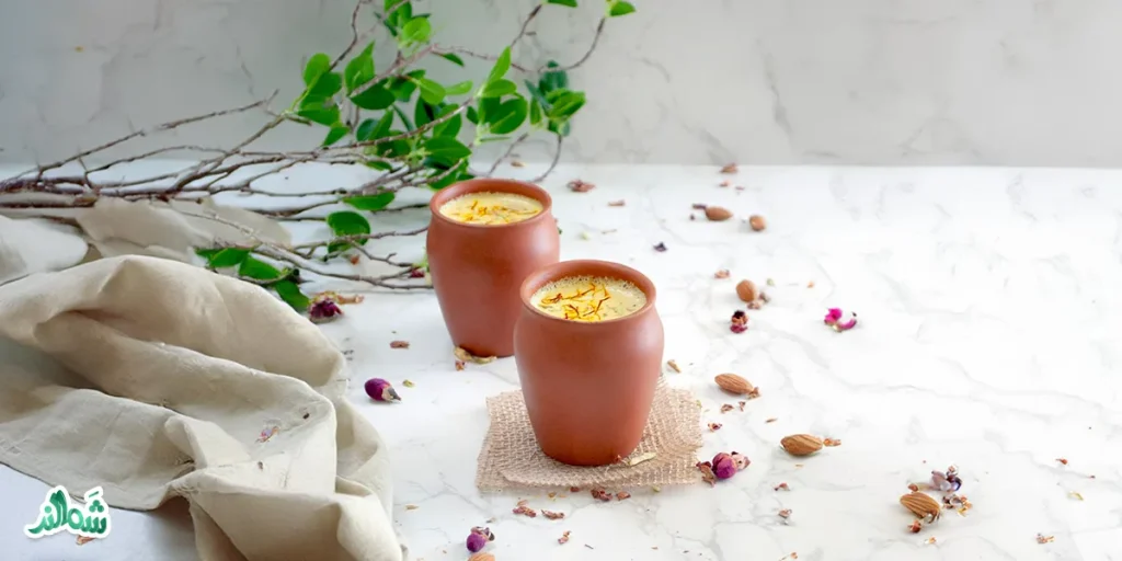 طرز تهیه شیر زعفران
