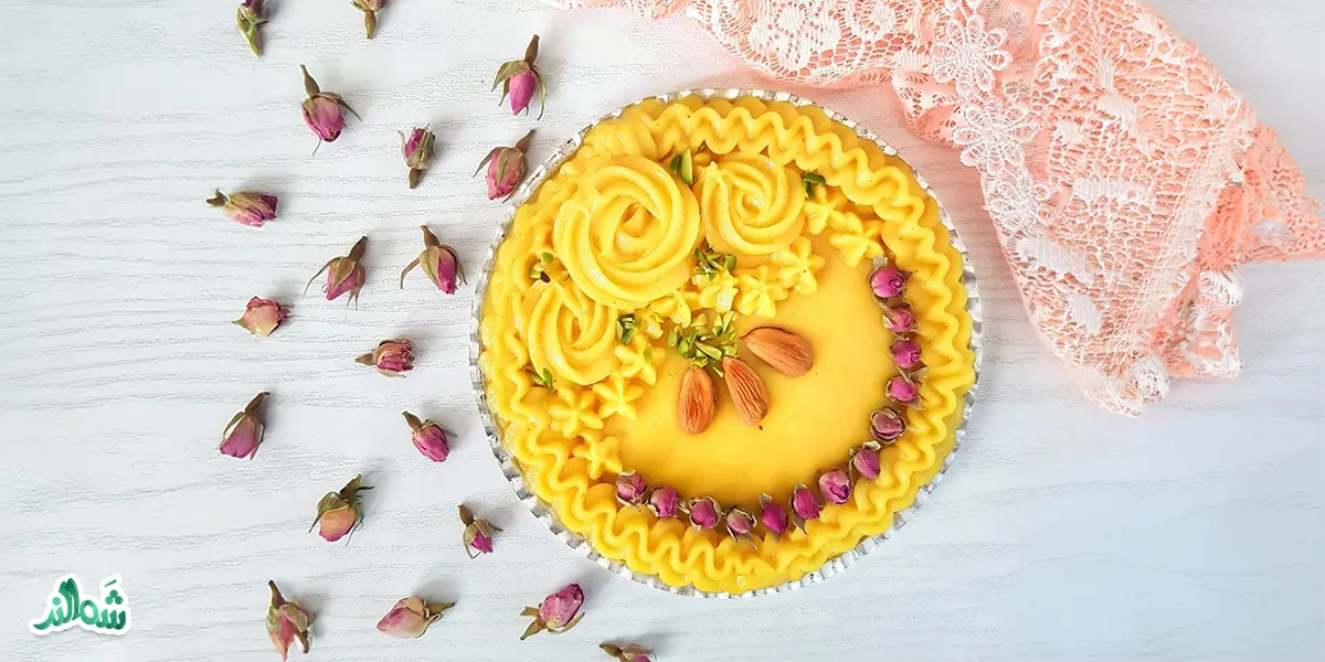 طرز تهیه حلوا زعفرانی