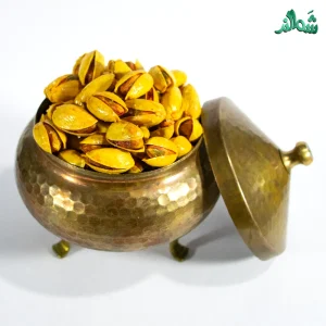 پسته سفید (بادامی) دستچین زعفرانی