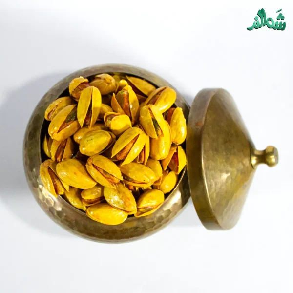 پسته سفید (بادامی) دستچین زعفرانی