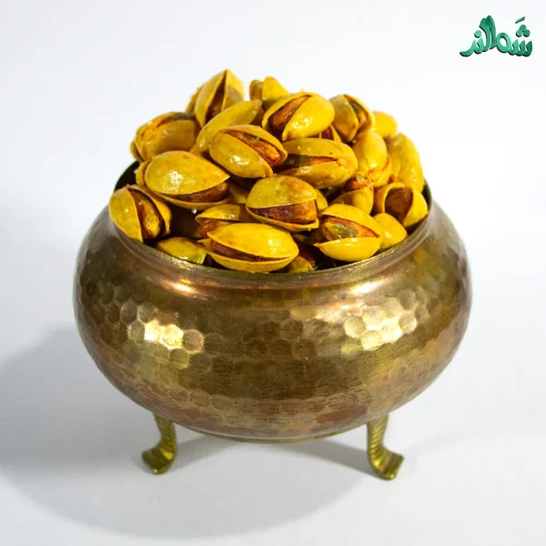 پسته سفید (بادامی) دستچین زعفرانی