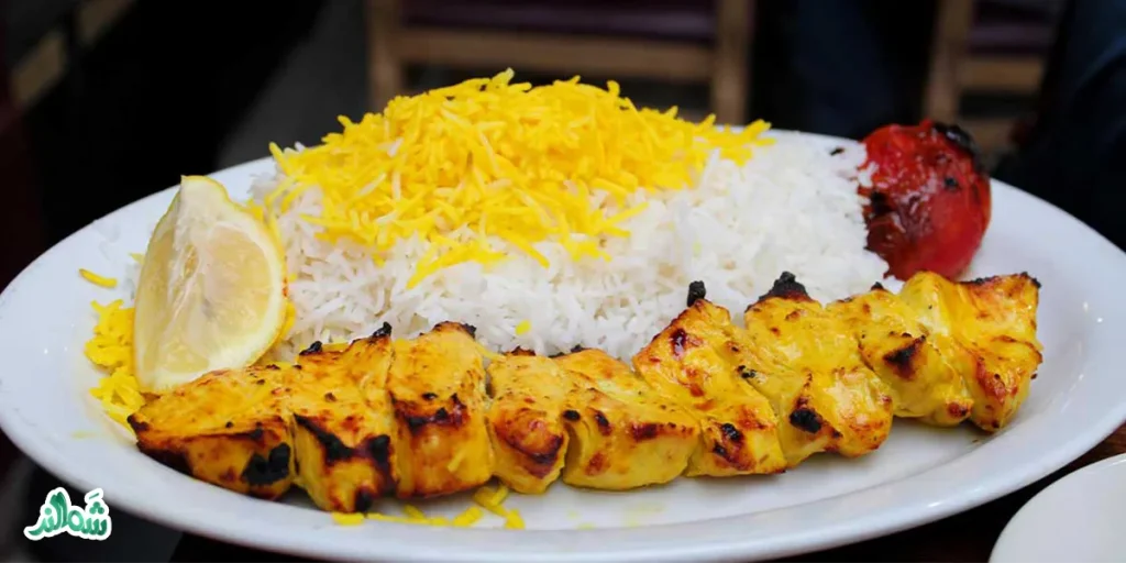 طرز تهیه جوجه کباب زعفرانی